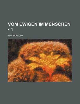 Book cover for Vom Ewigen Im Menschen (1)