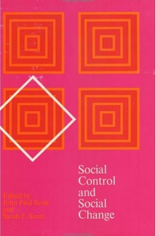 Cover of Social Control and Social Change