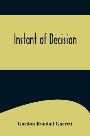 Cover of Instant of Decision