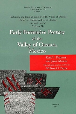 Cover of Early Formative Pottery of the Valley of Oaxaca