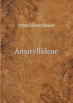 Book cover for Amaryllideae