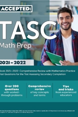 Cover of TASC Math Prep Book 2021-2022