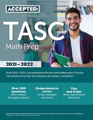 Book cover for TASC Math Prep Book 2021-2022