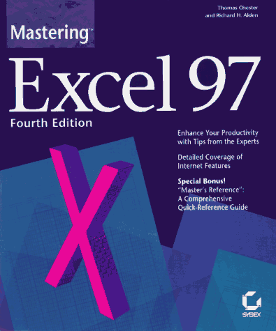 Book cover for Mastering Excel 97 for Windows 95/NT