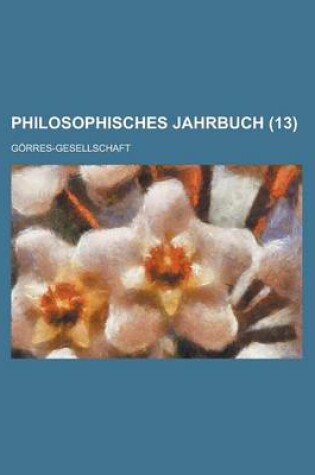 Cover of Philosophisches Jahrbuch (13 )