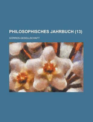 Book cover for Philosophisches Jahrbuch (13 )