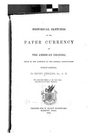 Book cover for American Paper Currency