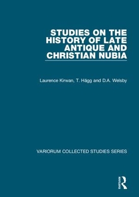 Book cover for Studies on the History of Late Antique and Christian Nubia