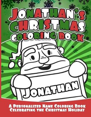 Book cover for Jonathan's Christmas Coloring Book