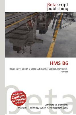 Cover of HMS B6