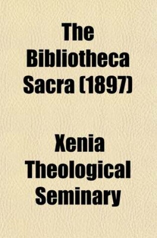 Cover of Bibliotheca Sacra (Volume 54)