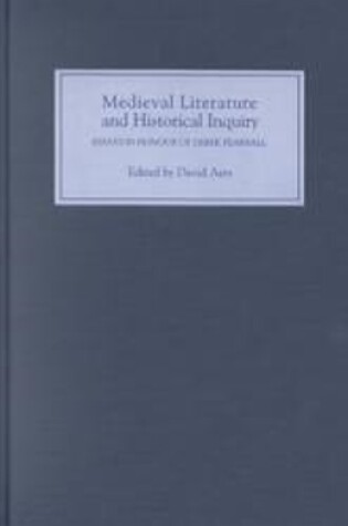 Cover of Medieval Literature and Historical Inquiry
