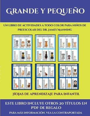 Book cover for Hojas de aprendizaje para infantil (Grande y pequeño)