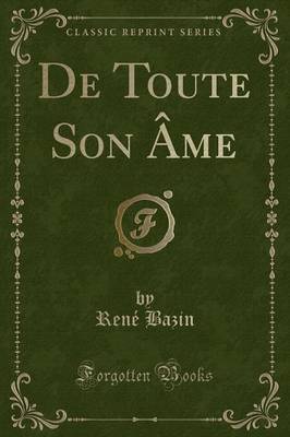 Book cover for de Toute Son Âme (Classic Reprint)