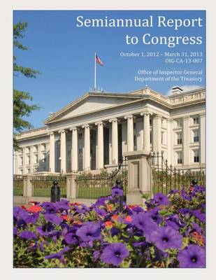 Cover of Semiannual Report to Congress October 1, 2012- March 31, 2013