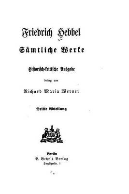 Book cover for Sämtliche Werke