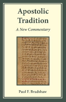 Book cover for Apostolic Tradition