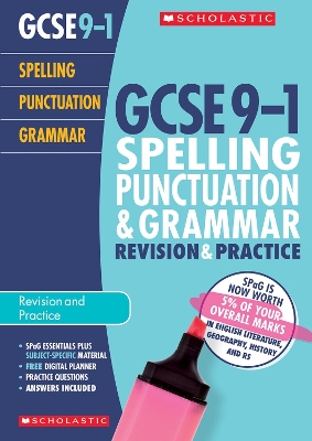 Book cover for Spelling, Punctuation and Grammar Revision and Practice Book for All Boards