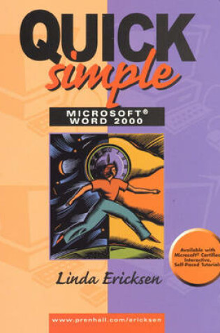 Cover of Quick, Simple Microsoft Word 2000