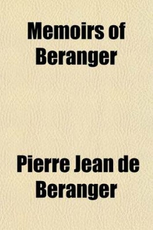 Cover of Memoirs of Beranger