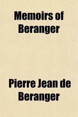 Book cover for Memoirs of Beranger