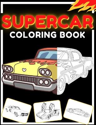 Book cover for Supercar Coloring Book