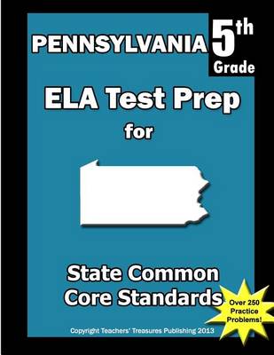 Book cover for Pennsylvania 5th Grade ELA Test Prep