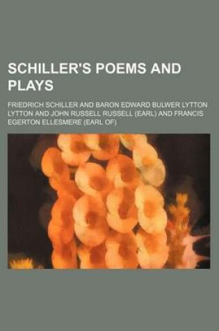 Cover of Schiller's Poems and Plays