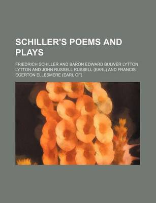 Book cover for Schiller's Poems and Plays