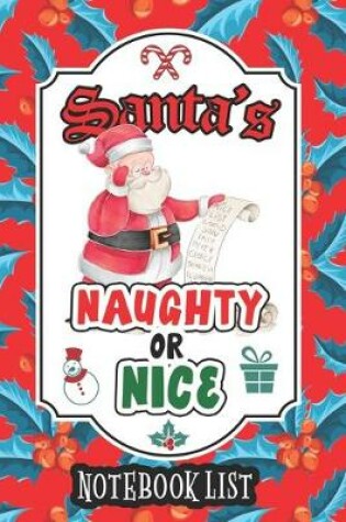 Cover of Santa's Naughty or Nice Notebook List