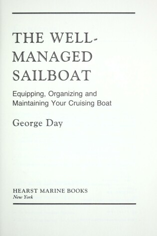 Cover of Well-managed Sailboat