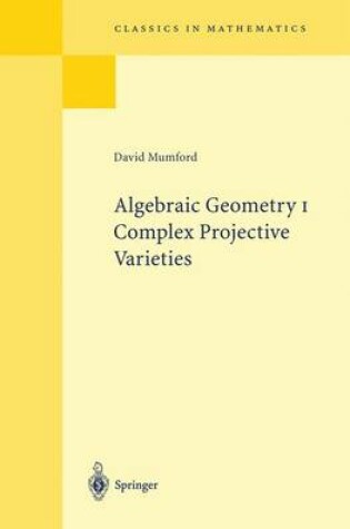 Cover of Algebraic Geometry I