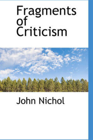 Cover of Fragments of Criticism