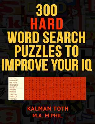 Book cover for 300 Hard Word Search Puzzles to Improve Your IQ