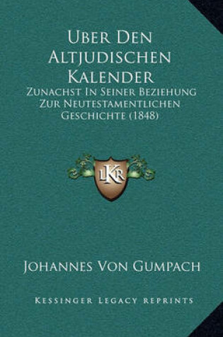 Cover of Uber Den Altjudischen Kalender