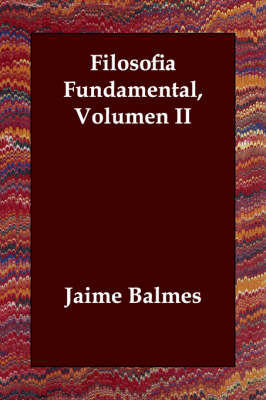 Book cover for Filosofia Fundamental, Volumen II