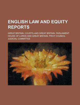 Book cover for English Law and Equity Reports