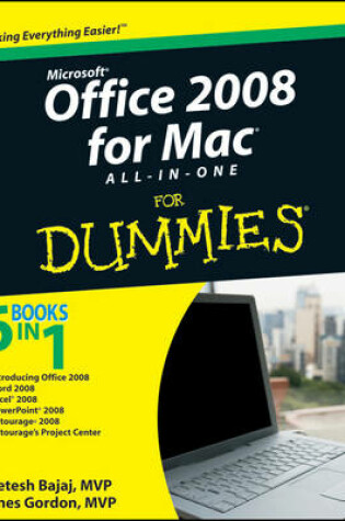 Cover of Office 2008 for Mac All–in–One For Dummies