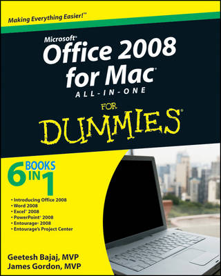 Book cover for Office 2008 for Mac All–in–One For Dummies