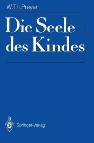 Cover of Die Seele des Kindes