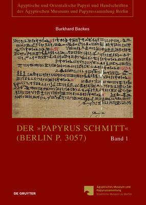 Cover of Der "papyrus Schmitt" (Berlin P. 3057)