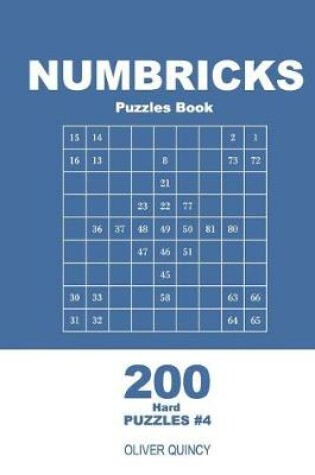 Cover of Numbricks Puzzles Book - 200 Hard Puzzles 9x9 (Volume 4)