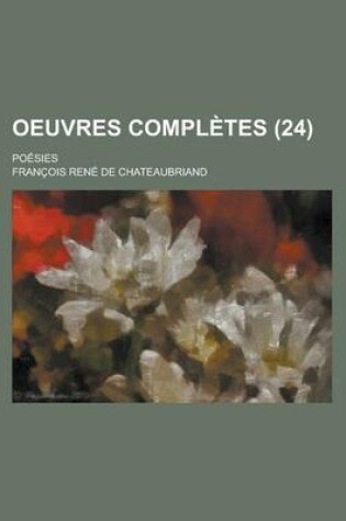 Cover of Oeuvres Completes; Poesies (24)