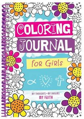 Book cover for Coloring Journal for Girls