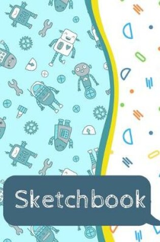 Cover of Sketchbook for Kids - Large Blank Sketch Notepad for Practice Drawing, Paint, Write, Doodle, Notes - Cute Cover for Kids 8.5 x 11 - 100 pages Book 12