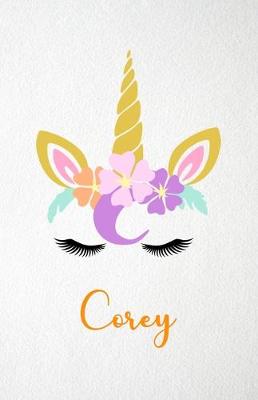 Book cover for Corey A5 Lined Notebook 110 Pages