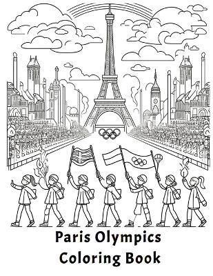 Book cover for Paris Olympics Coloring Book