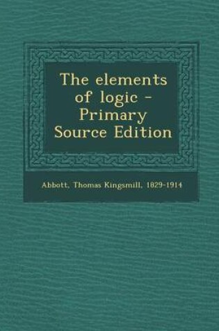 Cover of The Elements of Logic