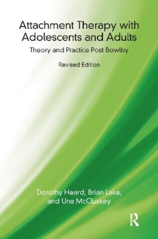 Cover of Attachment Therapy with Adolescents and Adults