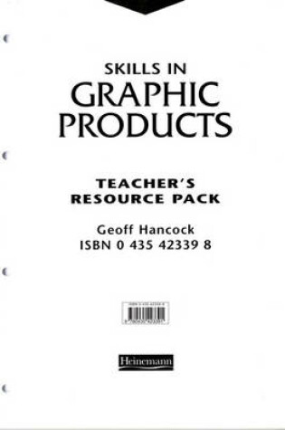 Cover of Skills in Graphic Products Teacher's Resource Pack